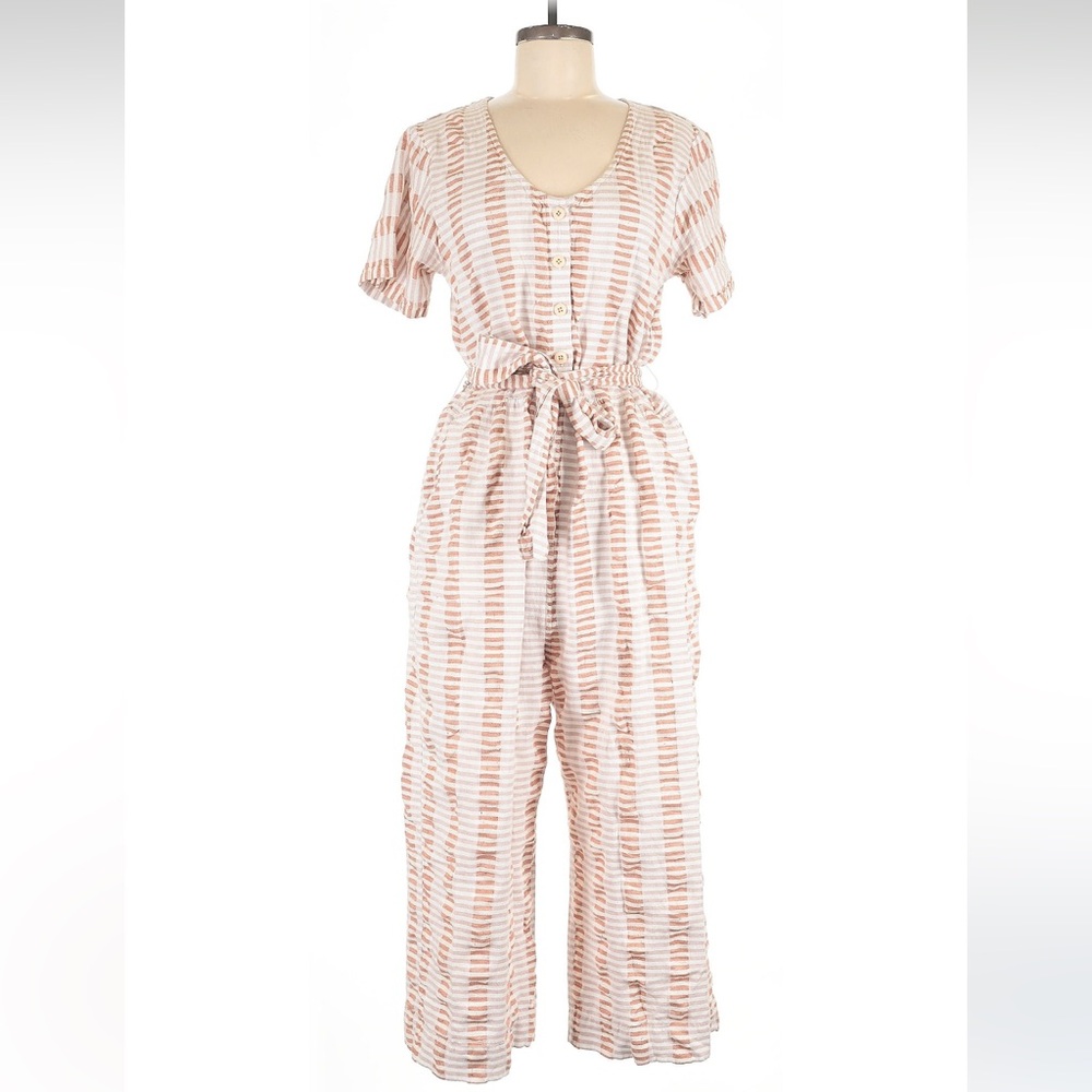 Ace & Jig Cotton Stripped Jumpsuit Romper Play suit  size M medium